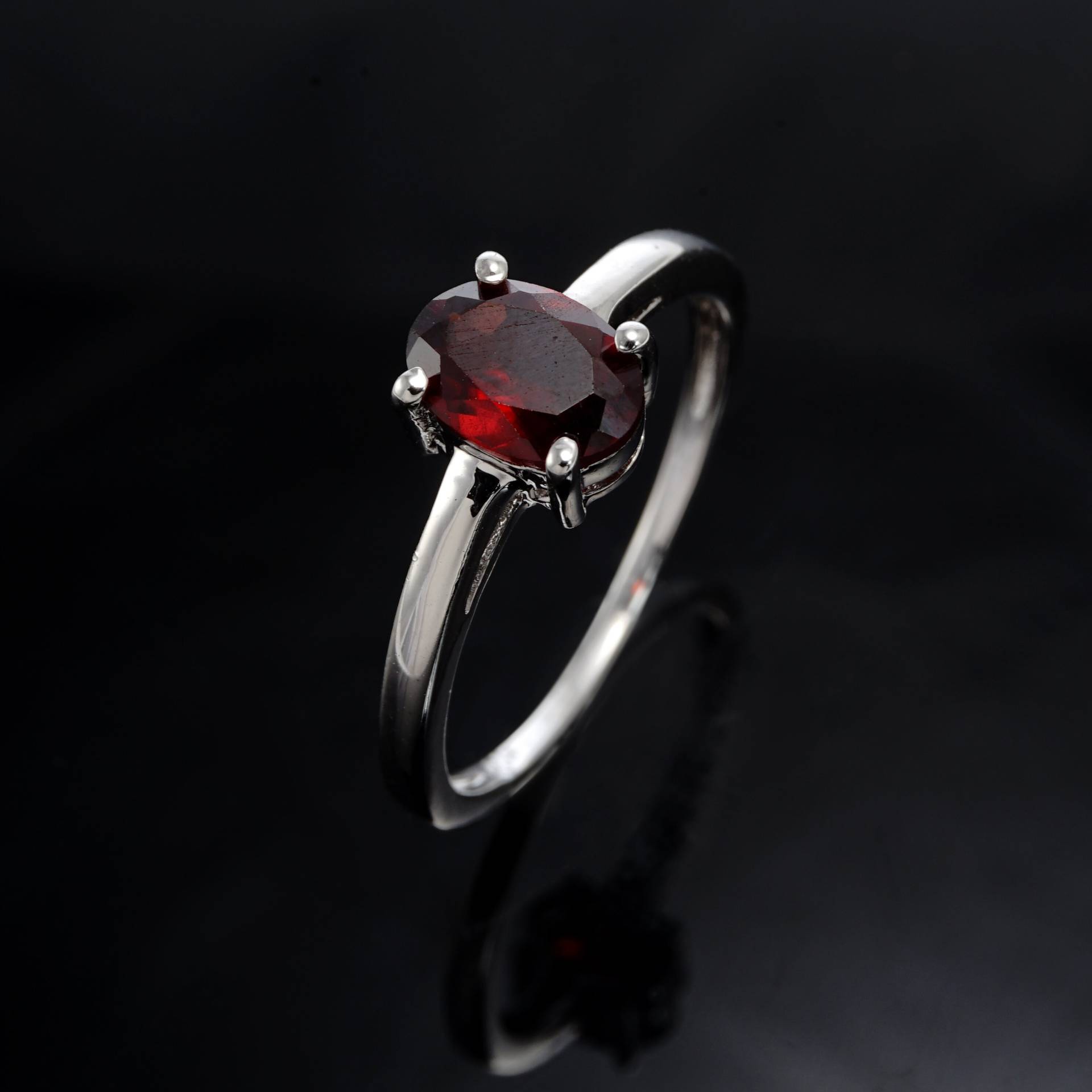 100% Natürlicher Granat Ring-Handmade Silber Ring-Granat Ring-Roter Edelstein Ring-statement Ring-Vorschlag Schmuck Ring von AFGEMSNJEWELLERY