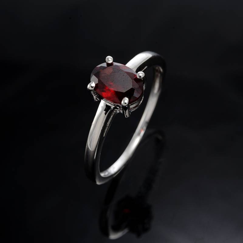 100% Natürlicher Granat Ring-Handmade Silber Ring-Granat Ring-Roter Edelstein Ring-statement Ring-Vorschlag Schmuck Ring von AFGEMSNJEWELLERY