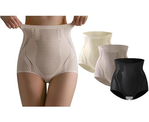 AFGQIANG 2024 Baicloud Ice Silk Ion Fiber Repair Shaping Shorts | Baicloud Ionic Shapewear,Ice Silk Ion Fiber Repair Shaping Device, High Waisted Ice Silk Ion Fiber Repair Shaping Shorts (Mixed, XL) von AFGQIANG