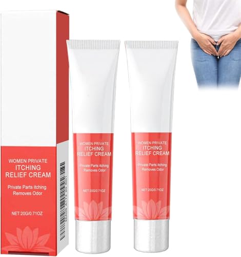 Femiderm Anti-Itch Cream, Femiderm Cream, Anti Itch Gel, Women Private Itching Relief Creams, Naturally Soothes, Protects, and Restores, Calm The Skin 20g (2) von AFGQIANG