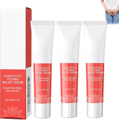 Femiderm Anti-Itch Cream, Femiderm Cream, Anti Itch Gel, Women Private Itching Relief Creams, Naturally Soothes, Protects, and Restores, Calm The Skin 20g (3) von AFGQIANG