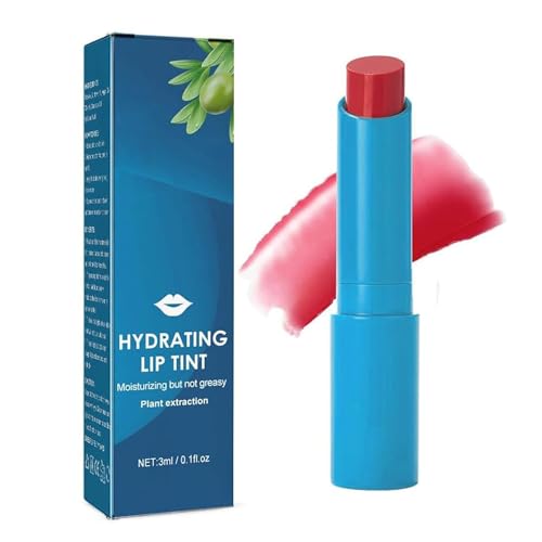 Lip Tint Hydrating, Sheer Strength Hydrating Lip Tint,Strong Moisturizing Effect Tinted Lip Balm Hydrating, Natural Ingredients Sheer Moisture Lip Tint, Non-Sticky & Long-Lasting (1Pcs) von AFGQIANG