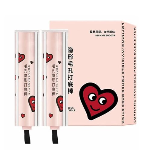 Magical Pore Eraser Waterproof Face Primer Stick,2Pc Invisible Pore Primer Stick,Hydrating Multi Balm Stick,All-in-One Hydrating Lip Balm Eye Cream Neck Cream Make Up Base,Reduce Wrinkle&Moisturizing. von AFGQIANG