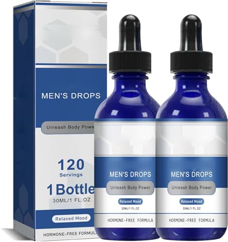 Nexusbio Labs Complex Men's Drops - 30ml Complex Men's Drops Nexus Bio,Nexusbio Powermax Malebiotix Men’s Drops,Complex Mens Drops,Revitahepa Blue Direction Drops for Men (2Pcs) von AFGQIANG