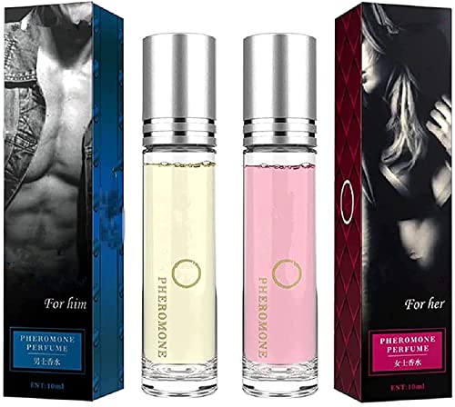 Pheromone Perfume Women - Roll On Perfume,Long Lasting Pheromone Infused Essential Oil Perfume Cologne, Portable Perfume Long Lasting Female (Male+Female) von AFGQIANG