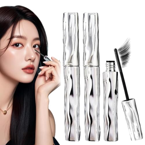 Seattleget Mascara, Seattleget Mascara Iron Wand, Volumizing and Lash Lengthening Water-Resistant Mascaras, Long-Lasting Smudge-Proof No Flaking Tint, 3D Curling Eyelash Iron Mascaras (2Pcs) von AFGQIANG