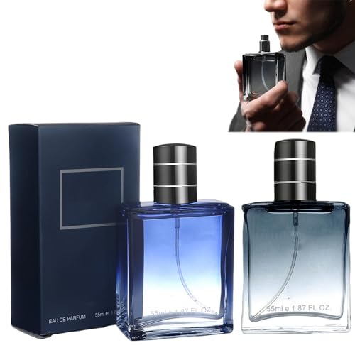 VYG Cologne | VYG Charm Fragrance,VYG Date Edition Perfume,Pheromone Men Perfume, Light Fragrance, Pheromone Cologne,Fragrances Cologne,Cologne for Men (Black+Blue) von AFGQIANG