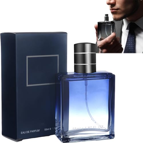 VYG Cologne | VYG Charm Fragrance,VYG Date Edition Perfume,Pheromone Men Perfume, Light Fragrance, Pheromone Cologne,Fragrances Cologne,Cologne for Men (Blue) von AFGQIANG