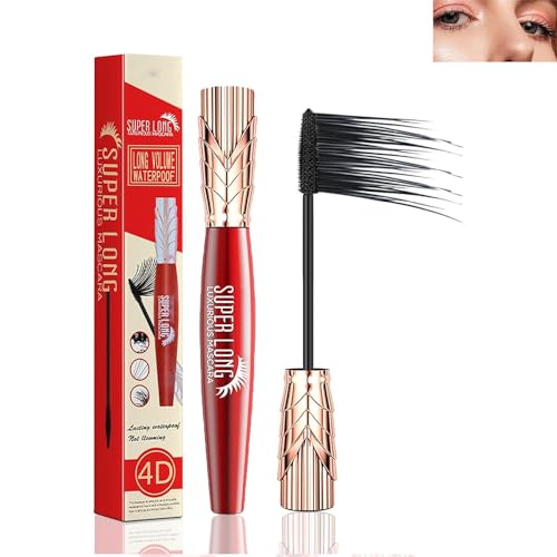 Yanquina Mascara, 4D Waterproof And Sweat Proof Mascara,Super Long Luxurious Mascara,Yanqina Super Long Mascara, Stereo Lengthening Mascara,Instant Volumizing Mascara (1Pcs) von AFGQIANG