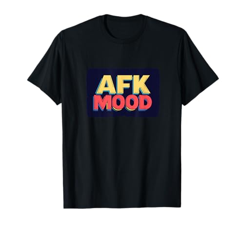 Nettes AFK Stimmungsemblem für Gaming Jungen und Mädchen T-Shirt Nettes AFK Stimmungsemblem für Gaming Jungen und Mädchen T-Shirt von AFK Mood Outfit