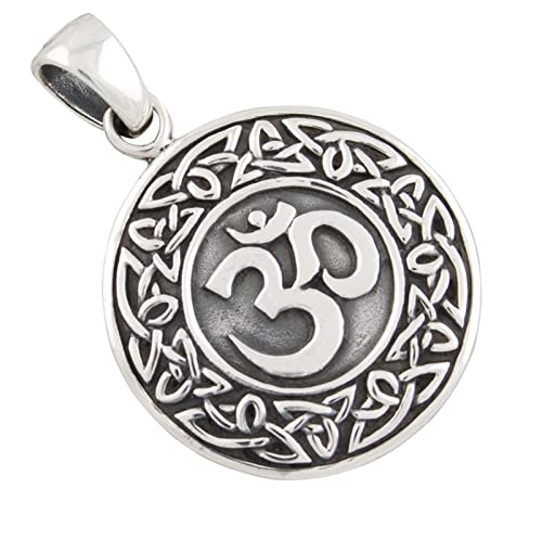 AFP Anhänger Aum Om Amulett Meditation 925 Sterling Silber AS-449 von AFP