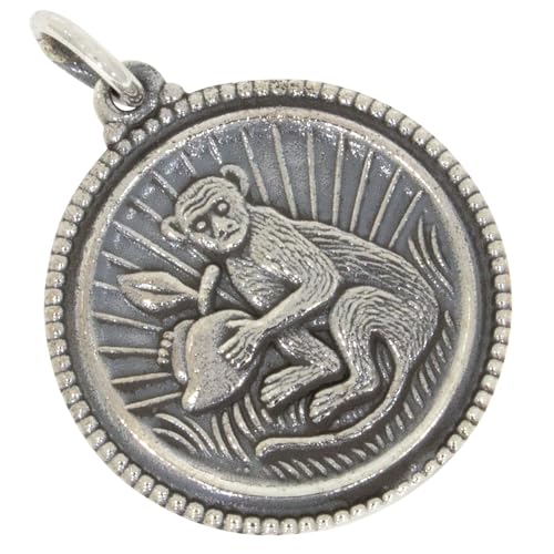 AFP Anhänger Chinesisches Sternzeichen Affe 925 Sterling Silber ASc-9 von AFP
