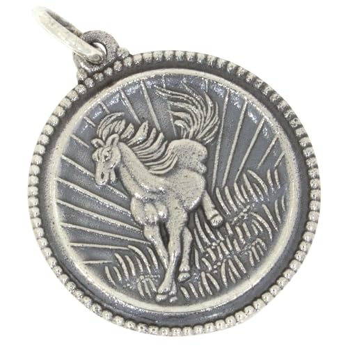 AFP Anhänger Chinesisches Sternzeichen Pferd 925 Sterling Silber ASc-7 von AFP