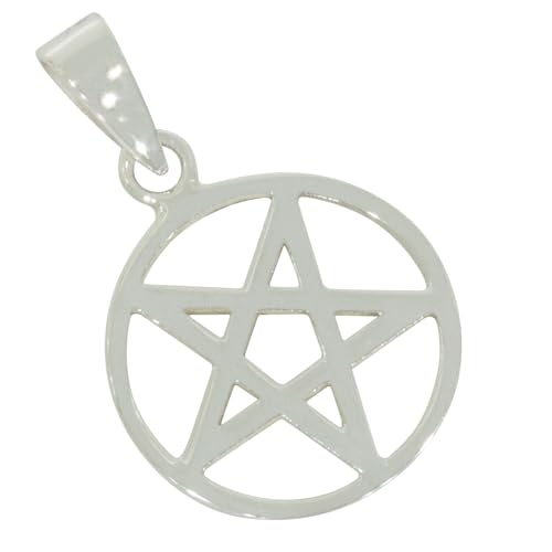AFP Anhänger Pentagramm Gothic Schmuck 925 Sterling Silber AS-453-1 von AFP