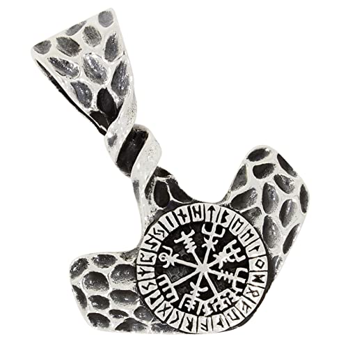 AFP Anhänger Thorshammer Vegvisir 925 Sterling Silber AS-799 von AFP