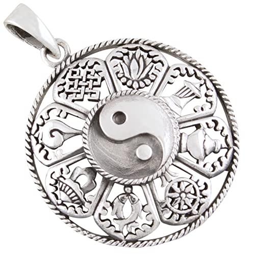 AFP Anhänger Yin Yang 925 Sterling Silber AS-615 von AFP