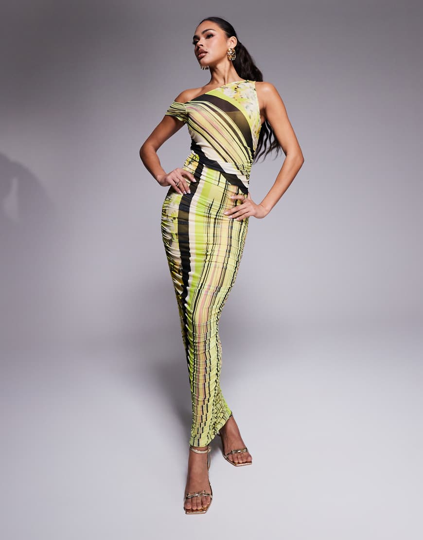 AFRM - Biona - Knöchellanges Kleid mit Muster-Bunt AFRM - Biona - Knöchellanges Kleid mit Muster-Bunt von AFRM