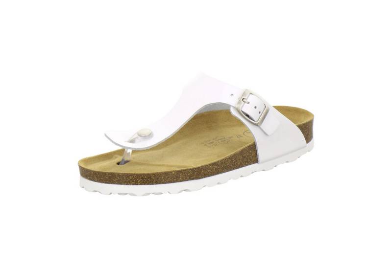 AFS-Schuhe 210710 Zehentrenner Pantolette für Damen mit Fußbett, bequeme Sandalen aus Leder von AFS-Schuhe