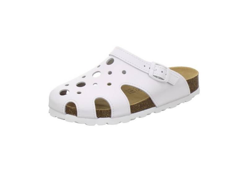 AFS-Schuhe 2993C10 Clogs Pantolette für Damen mit Fußbett, bequeme Hausschuhe aus Leder von AFS-Schuhe