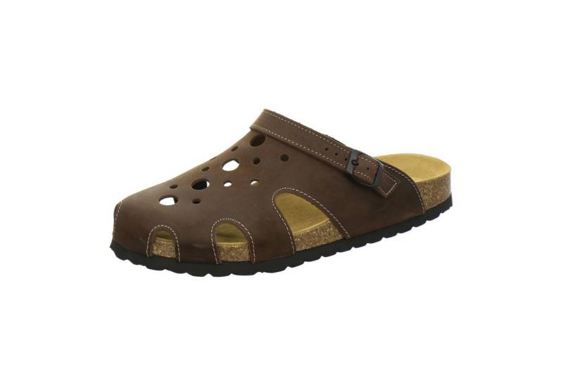AFS-Schuhe 309367 Clogs Pantolette für Herren aus Leder mit Fußbett, Hausschuhe Made in Germany von AFS-Schuhe