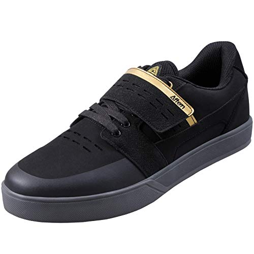 Afton Shoes Vectal Clipless Schuhe Herren Black/Gold Schuhgröße EU 43 2019 Rad-Schuhe Radsport-Schuhe von Afton