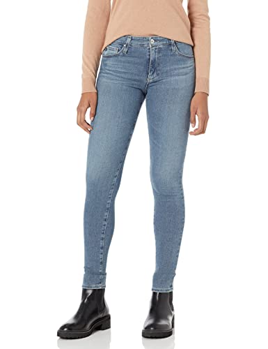 AG Adriano Goldschmied Damen Farrah High Rise Skinny Jeans, Elysian Hill, 26 von AG Adriano Goldschmied