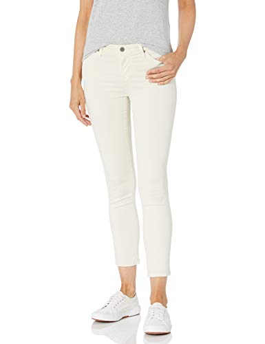 AG Adriano Goldschmied Damen Prima Mid-Rise Zigarettenbein Skinny Fit Crop Pant, Elfenbeinstaub von AG Adriano Goldschmied