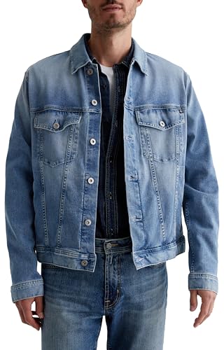 AG Jeans Herren Dart Classic Trucker Jacket Jacke, Ancient, L von AG Jeans