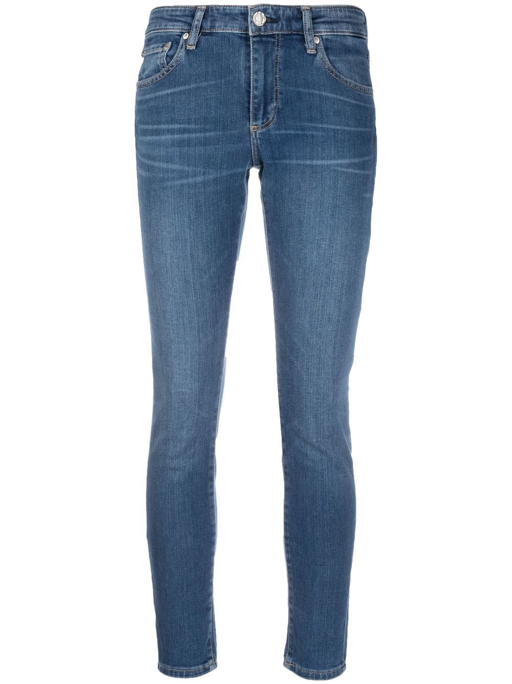 AG Jeans Halbhohe Skinny-Jeans - Blau von AG Jeans