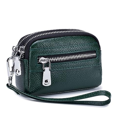 AGALUS Mini-Tasche Für Damen, Zero-Geldbörse, Großes Fassungsvermögen, Doppelter Reißverschluss, Multifunktionale Handtasche, Münztasche, Handtasche,Farbe5 von AGALUS