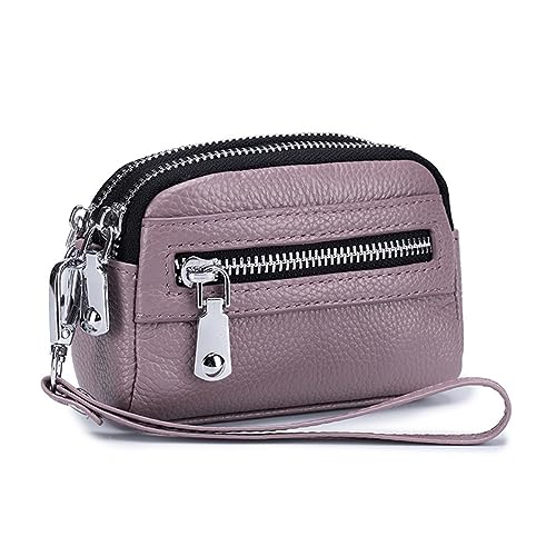 AGALUS Mini-Tasche Für Damen, Zero-Geldbörse, Großes Fassungsvermögen, Doppelter Reißverschluss, Multifunktionale Handtasche, Münztasche, Handtasche,Farbe7 von AGALUS