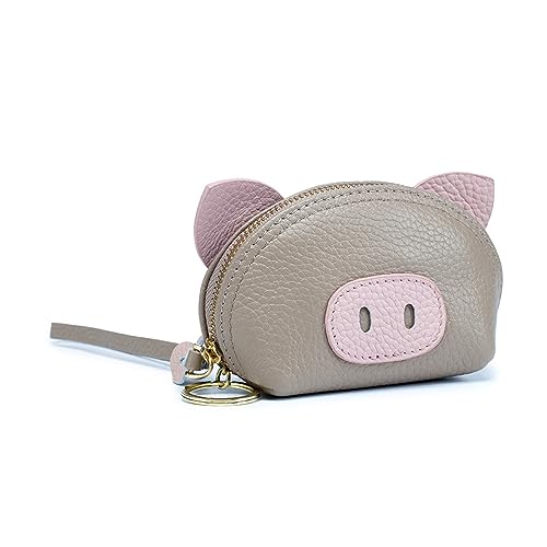 AGALUS Niedliche Zero Wallet Anhänger Cartoon Damen Mini Griff Münztasche Leder,Farbe3 von AGALUS