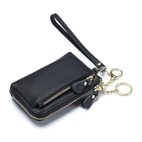 AGALUS Zero Wallet Echtleder, Einfache Und Multifunktionale Tragbare Zero Wallet Mini-Handtasche,Farbe1 von AGALUS