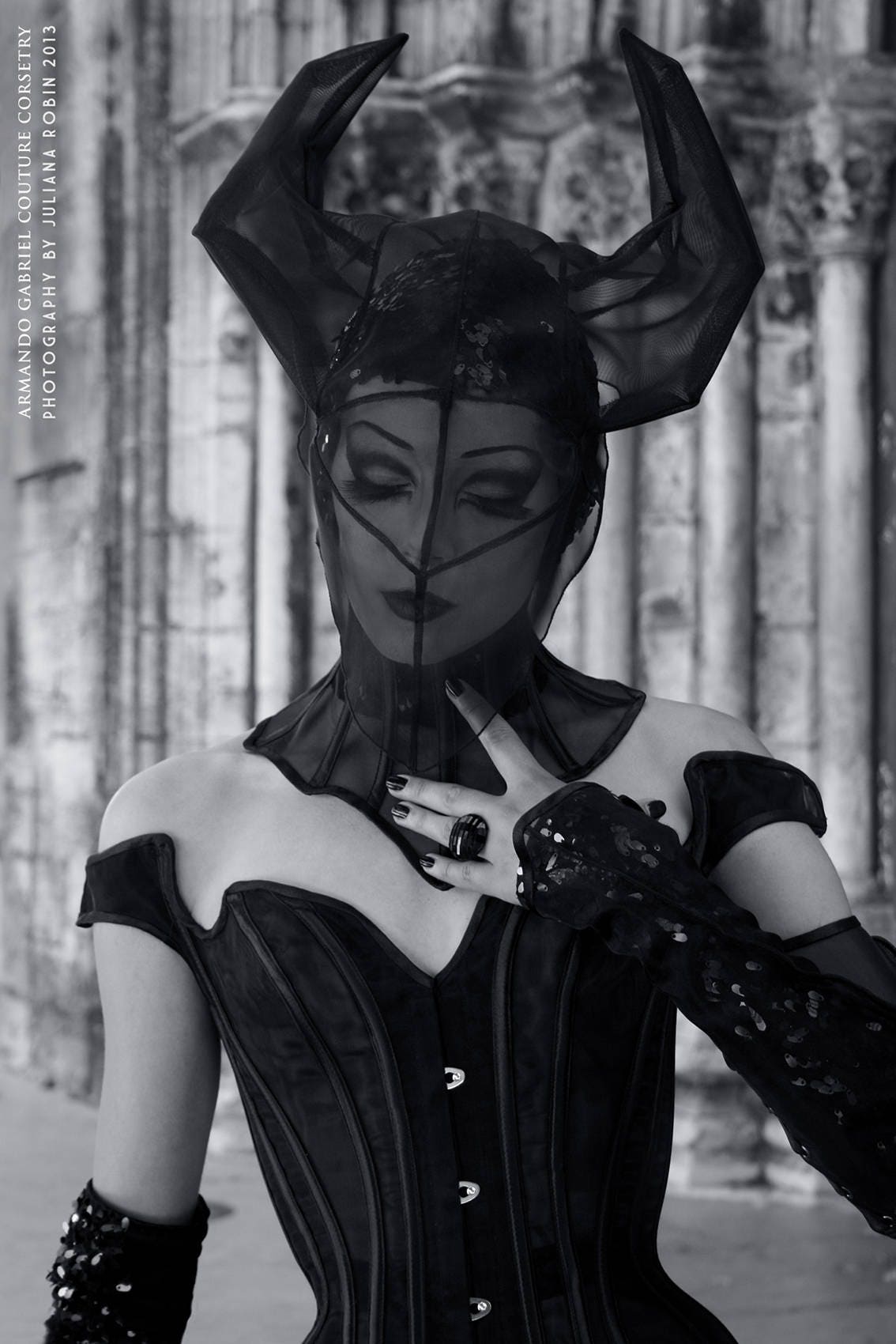 Von Malefiz Inspirierter Kopfschmuck von AGCoutureCorsetry