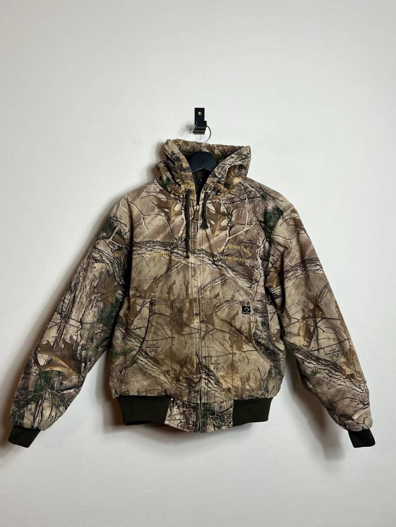 Dri Duck Real Tree Jacket S Denim Workwear Bomber von AGEDvntg