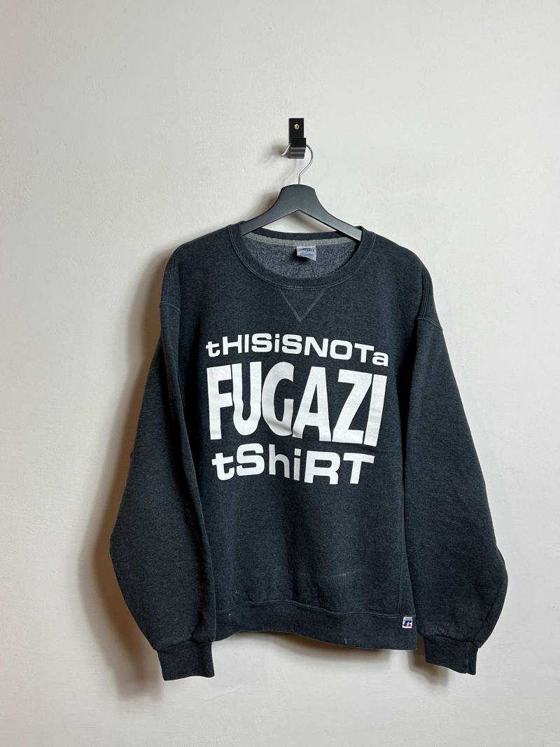 Fugazi Band Crew Neck M L Grey Sweater Russell Hc Punk Screen Print Minor Threat von AGEDvntg