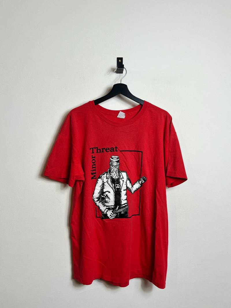 Minor Threat T Shirt Xl Red Hanes Single Stitch Screen Print Fugazi Minor Threat T Shirt Xl Red Hanes Single Stitch Screen Print Fugazi von AGEDvntg