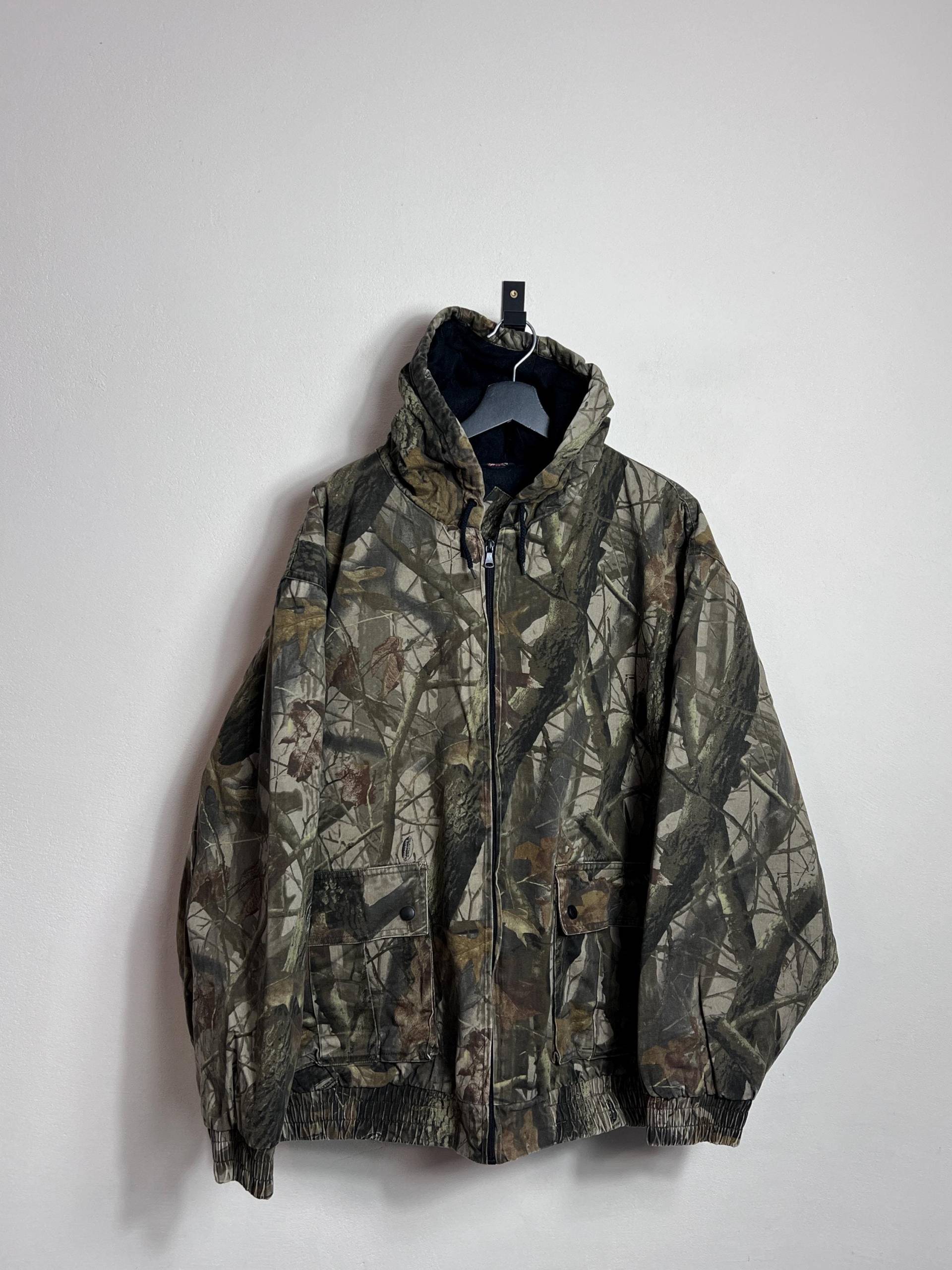 Outfitters Ridge Realtree Jacket Xl Oversized Denim Hooded Workwear von AGEDvntg