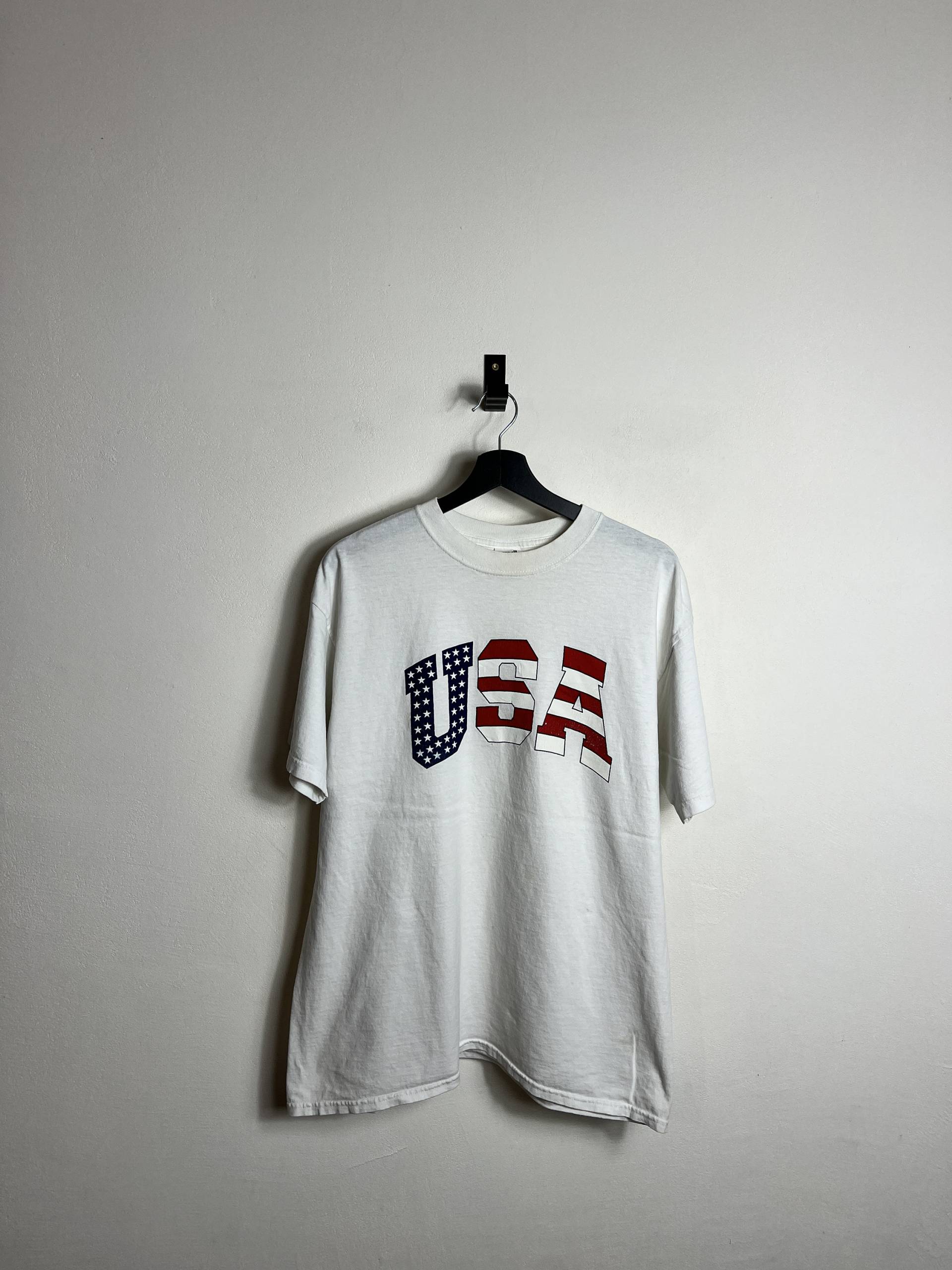 Vintage Anvil Usa T Shirt L White Vintage Anvil Usa T Shirt L White von AGEDvntg
