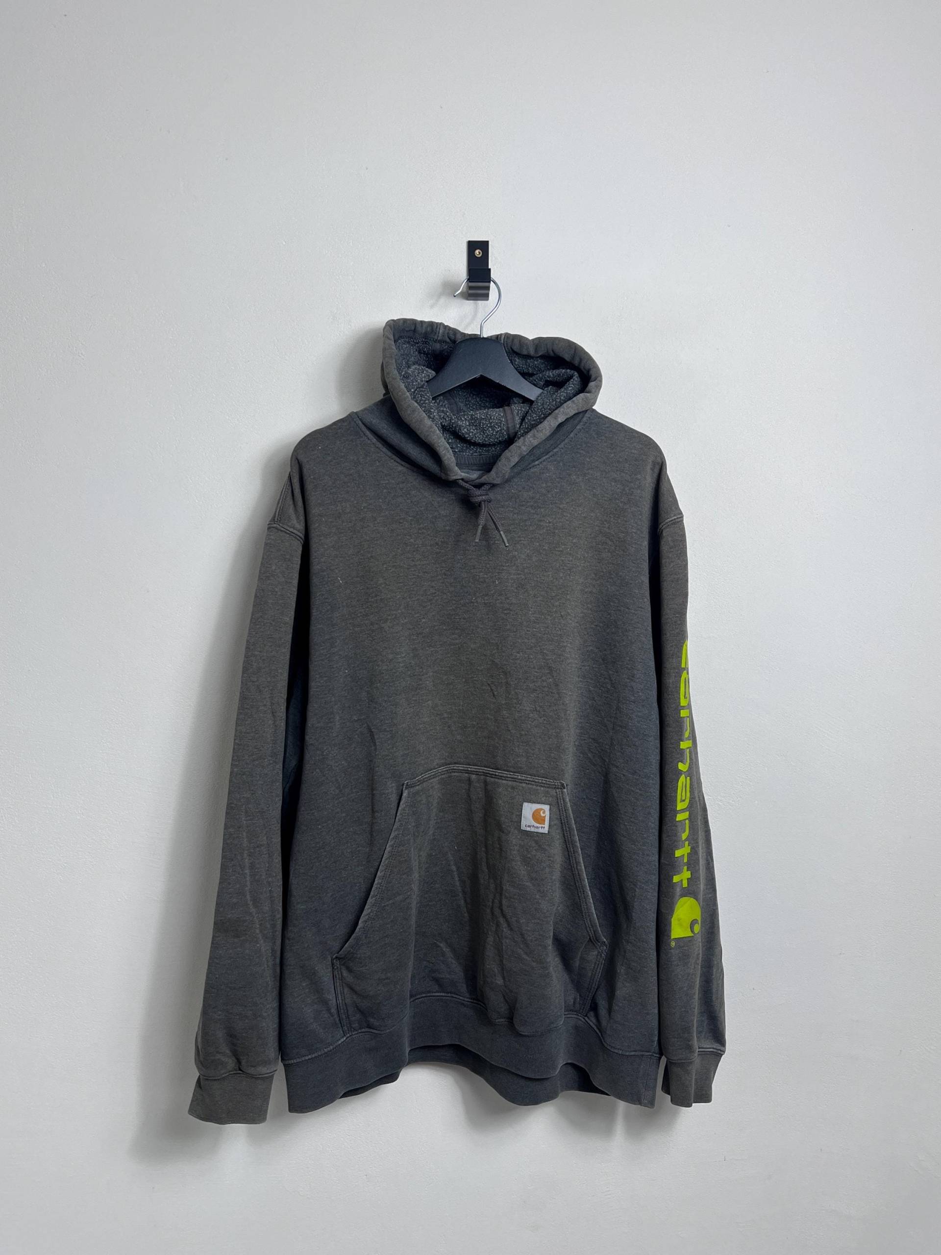 Vintage Carhartt Hoodie Xl Grey Workwear Sweater Y2K Mexico Made Vintage Carhartt Hoodie Xl Grey Workwear Sweater Y2K Mexico Made von AGEDvntg