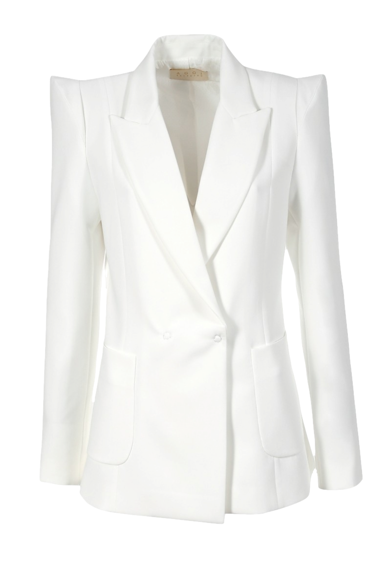 Blazer Samantha Cloud Dancer - White - S - HALEWSKI - Blazers Blazer Samantha Cloud Dancer - White - S - HALEWSKI - Blazers von HALEWSKI