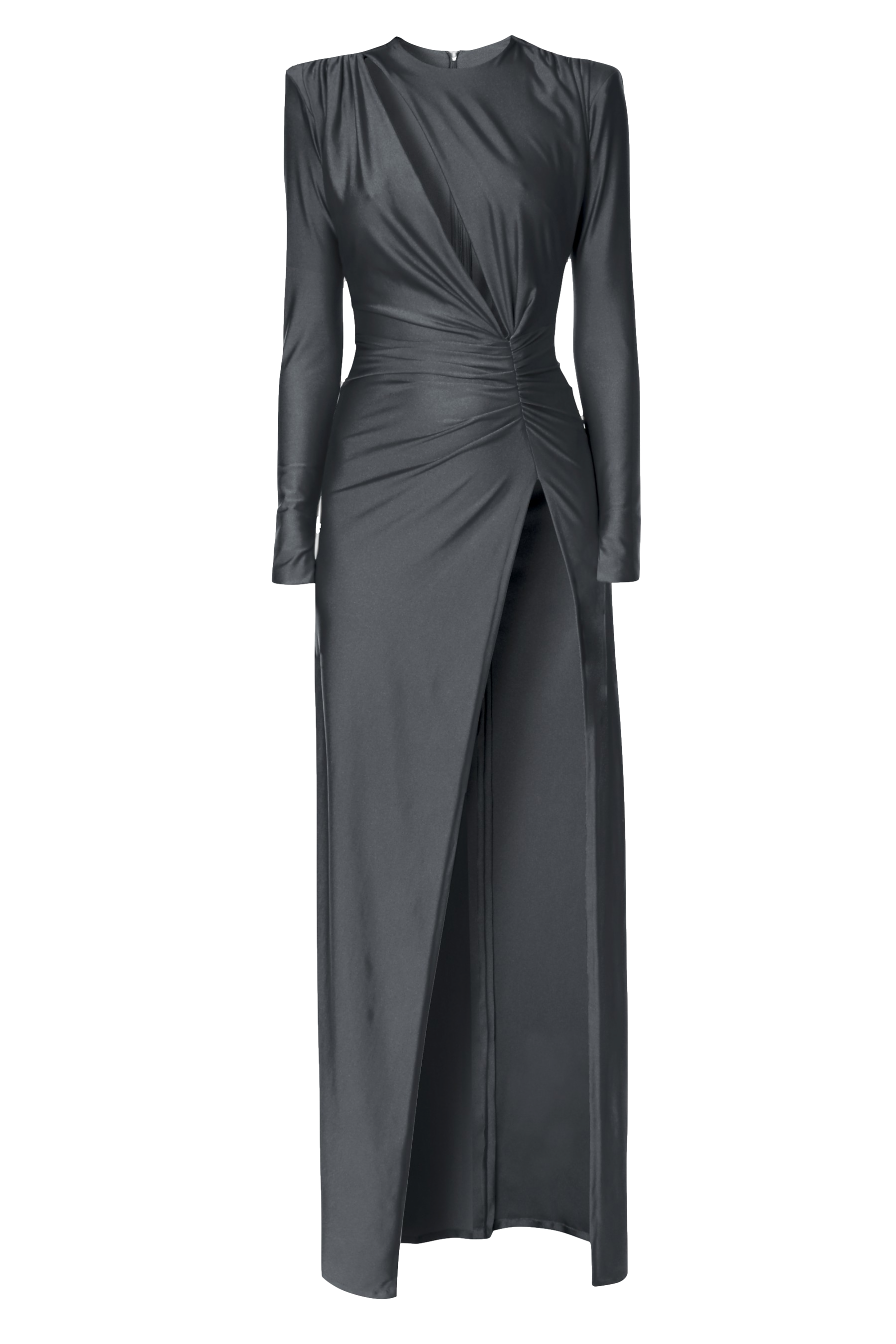 Dress Adriana Smoked Pearl - Grey - XS - HALEWSKI - Maxi dresses von HALEWSKI