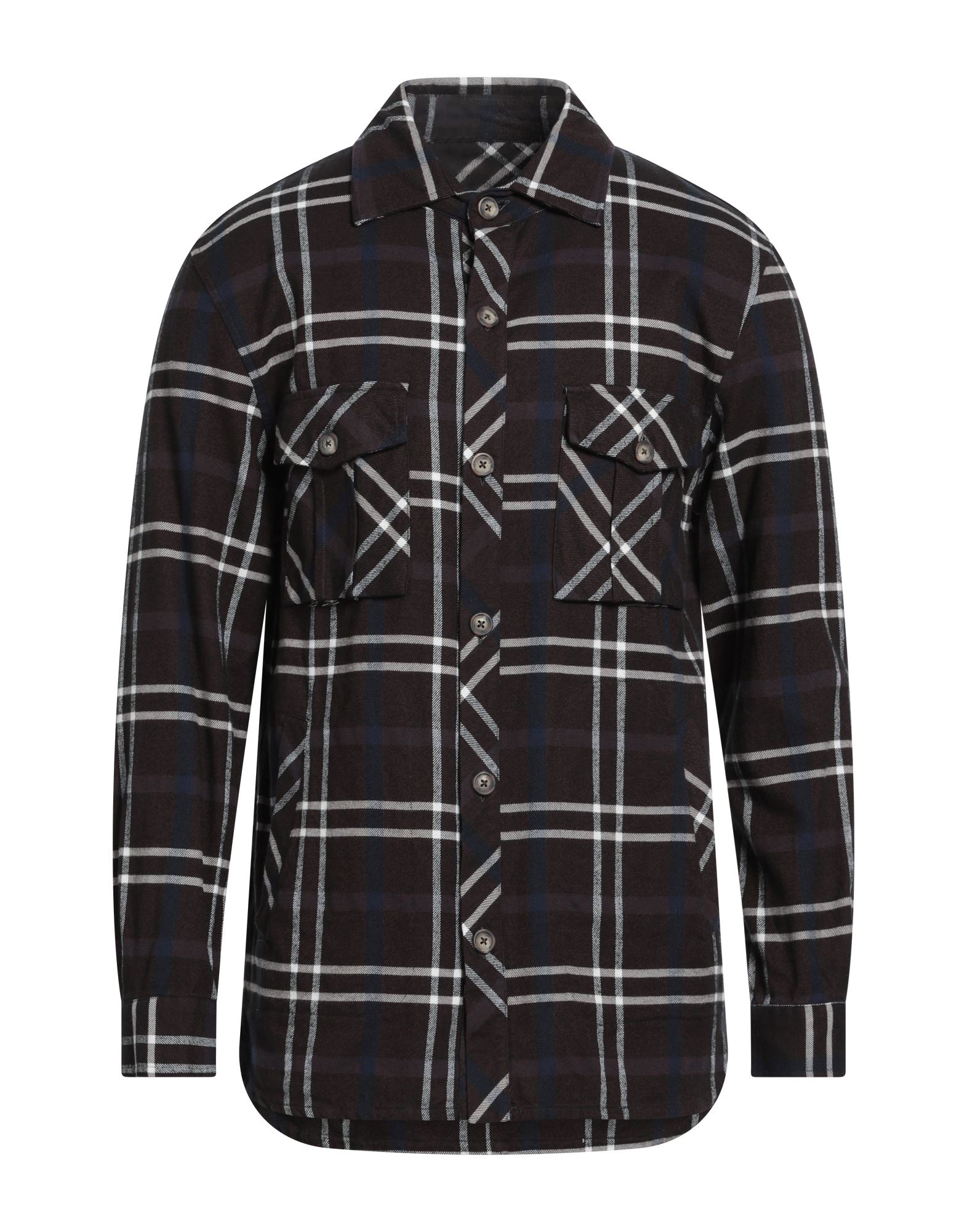 AGHO Hemd Herren Dunkelbraun von AGHO
