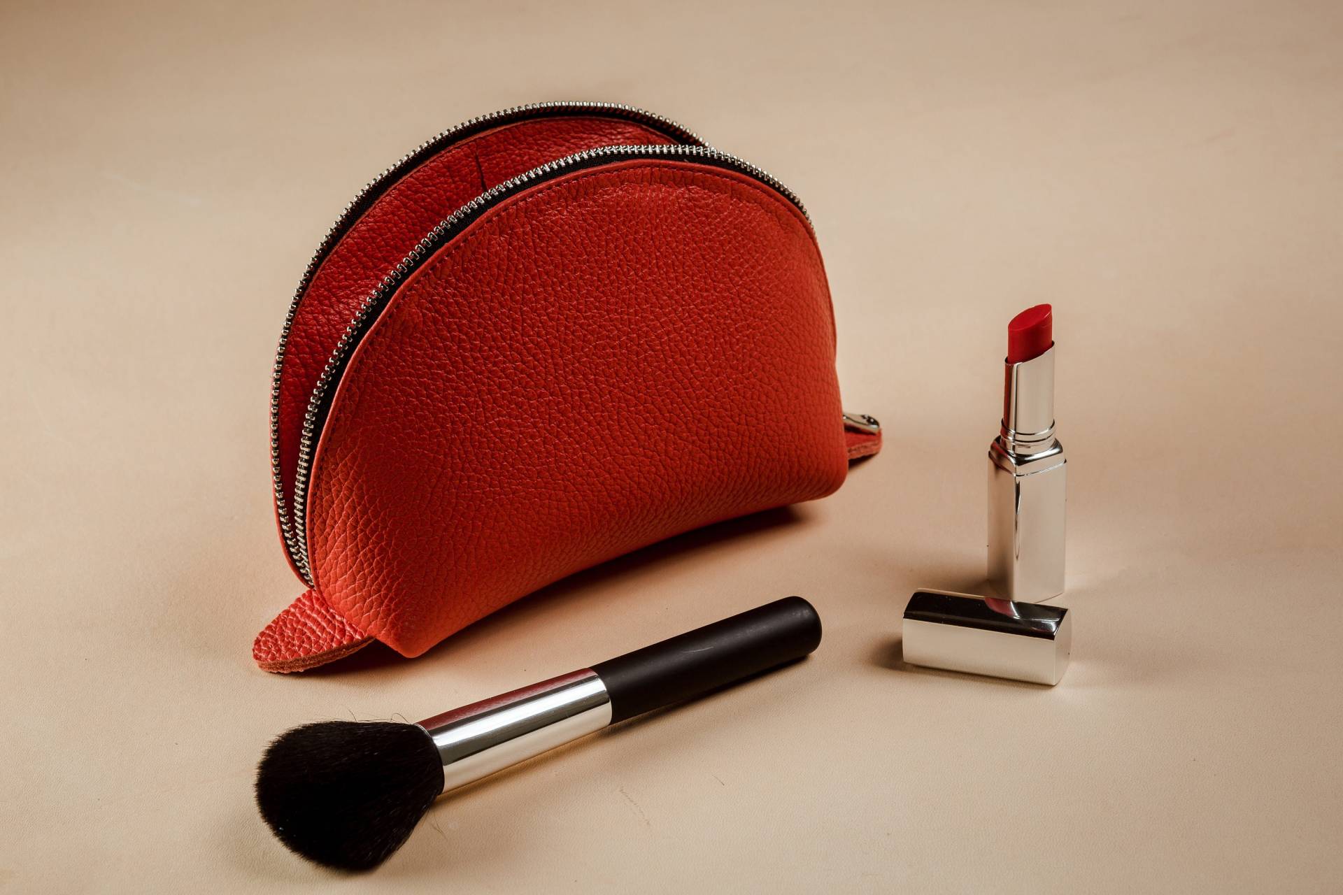 Benutzerdefinierte Kosmetiktasche Kulturtasche Für Frauen Leder Make-Up Tasche Jahrestagsgeschenk Sie von AGIOTAGE