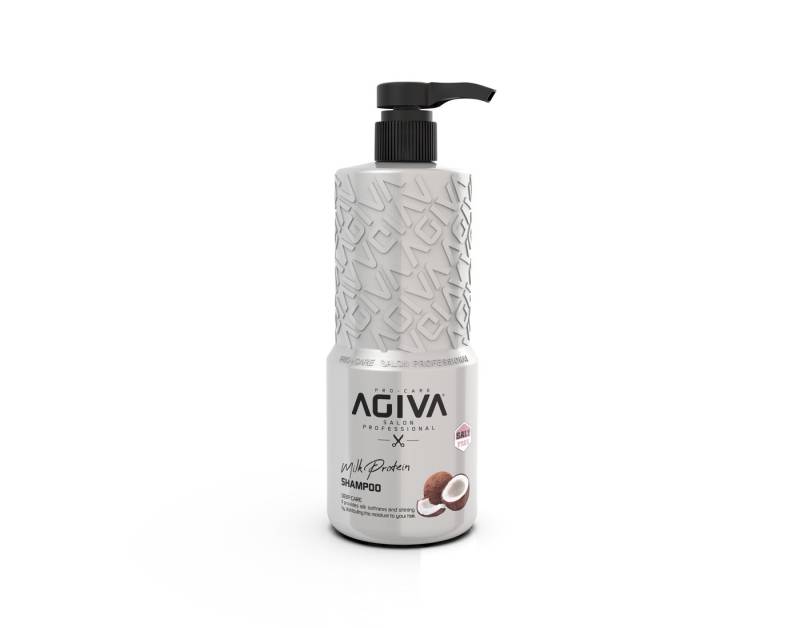 AGIVA Professional Haarshampoo AGIVA Milk Protein Shampoo Intensivreinigung Salzfrei 800ml von AGIVA Professional