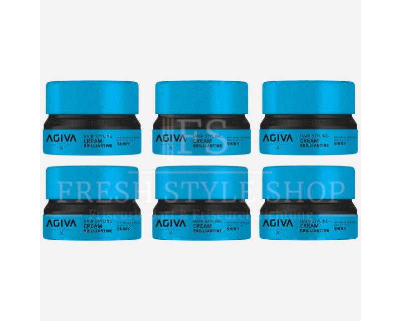 AGIVA Professional Styling-Creme 6x AGIVA Cream Brillantine Styling Creme Glanz 155ml, 6-tlg. von AGIVA Professional