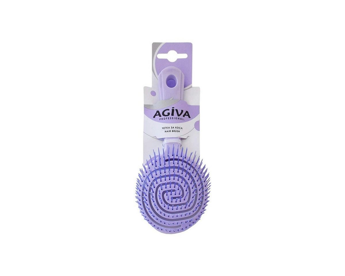 AGIVA Haarbürste Agiva Haarbürste Professional klein Runde Lila von AGIVA