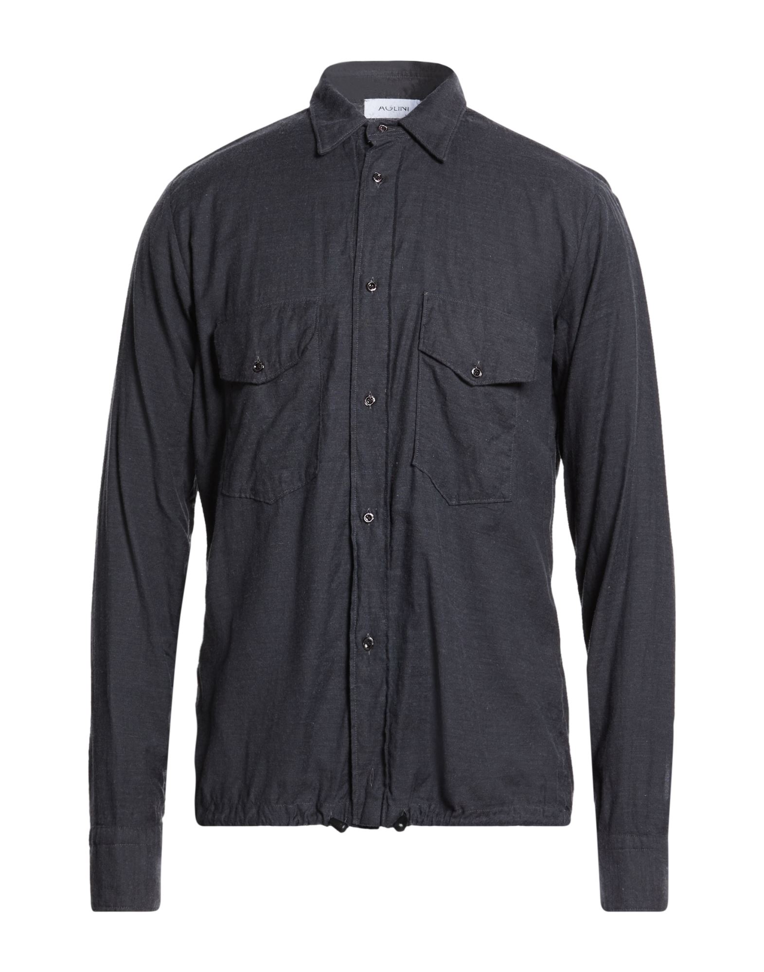 AGLINI Hemd Herren Braungrau von AGLINI