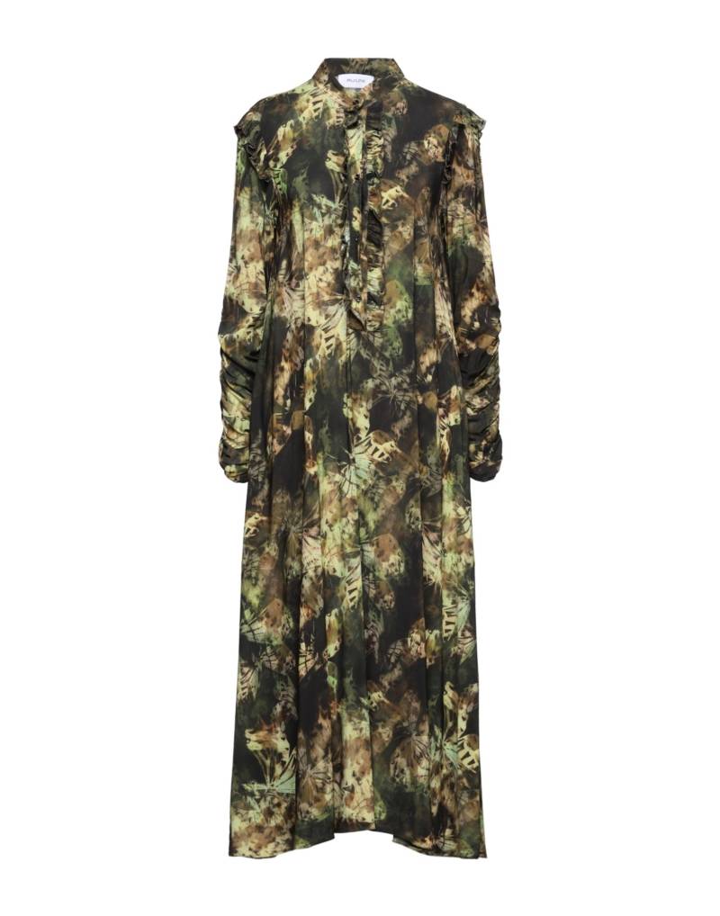 AGLINI Maxi-kleid Damen Limettengrün von AGLINI