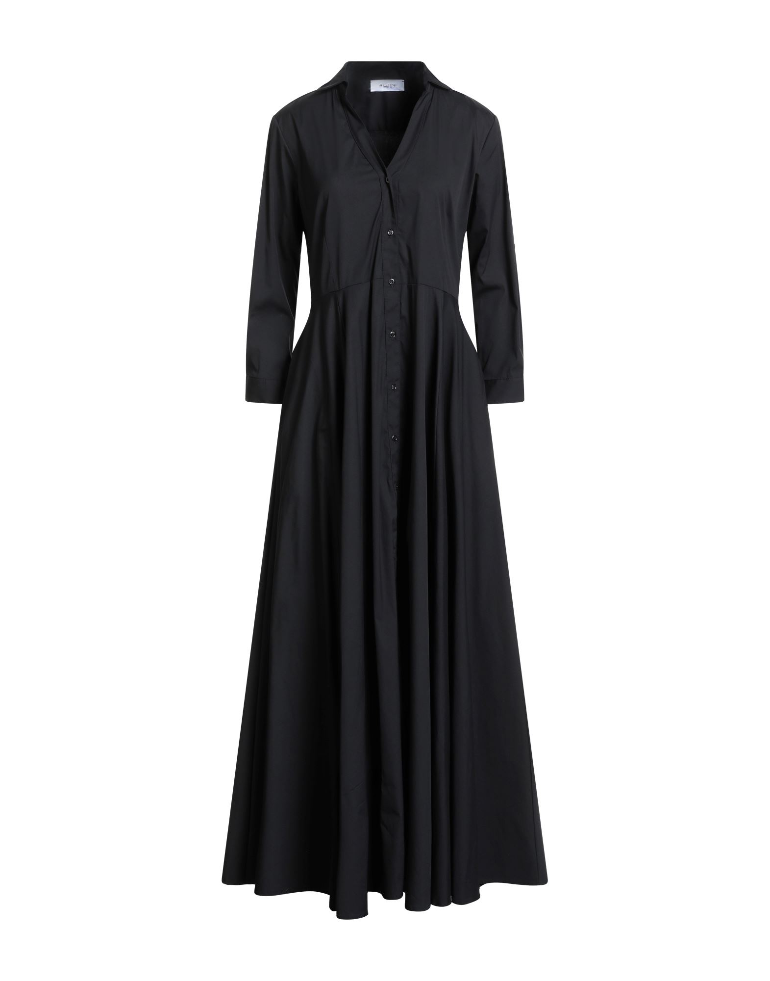 AGLINI Maxi-kleid Damen Schwarz AGLINI Maxi-kleid Damen Schwarz von AGLINI